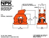 Placa Compactadora NPK C4C